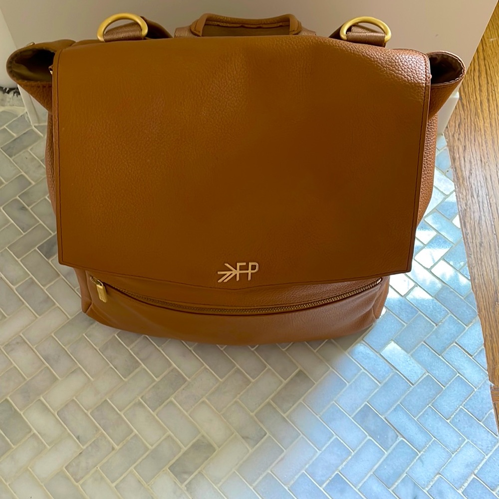 Freshly Picked FP leather classic diaper bag II